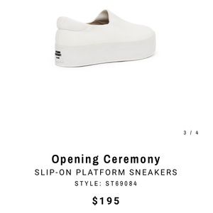 white opening ceremony platform shoes